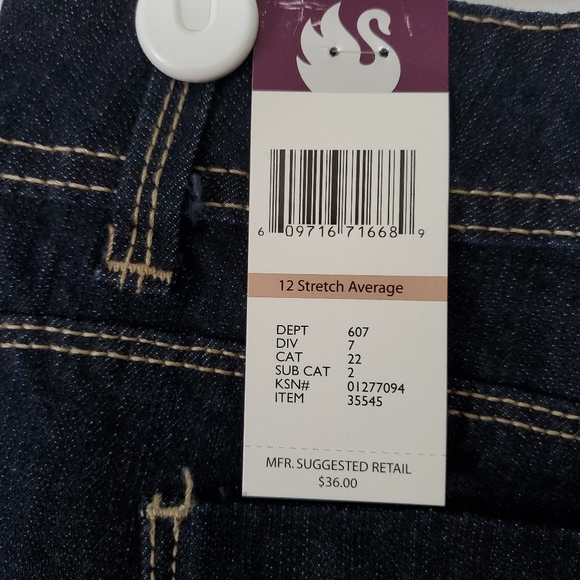 Gloria Vanderbilt Jeans Size 12 Average BNWT - Picture 4 of 9